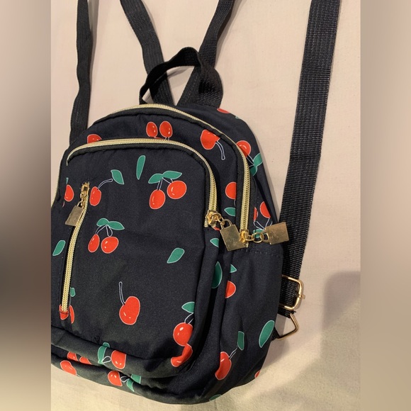 Black Mini Backpack - Picture 2 of 3